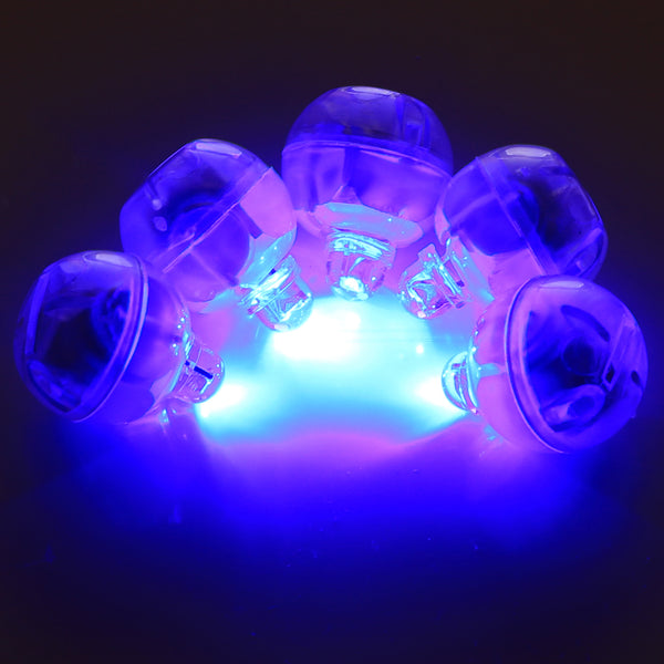 Blue Mini LED battery operated (no wires) lights pack of 5, Perfect for Cake lights illumination