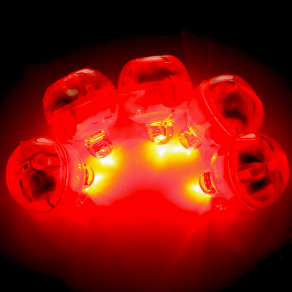 Red Mini LED battery operated (no wires) lights pack of 5, Perfect for Cake lights illumination