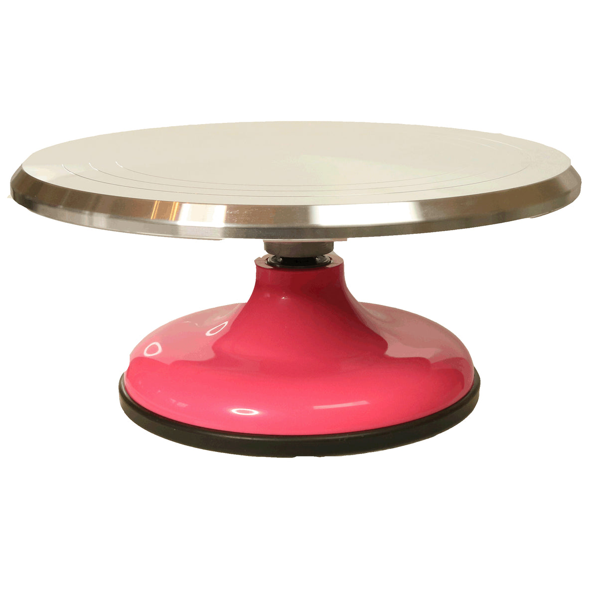 Cake Decorating Stand Platform DIY Round Homemade Cake Icing Rotating  Revolving Turntable (Size: 1, Color: Pink)