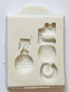 GOLF and Golf Tee Silicone Mould