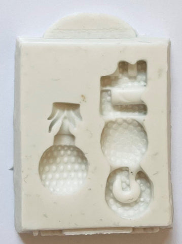 GOLF and Golf Tee Silicone Mould