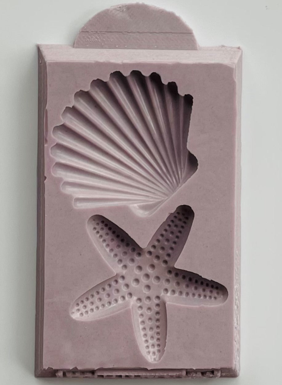 Seaside Shell Starfish Silicone Mould