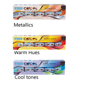 Trio of COCOL kits Cocoa Butter colouring