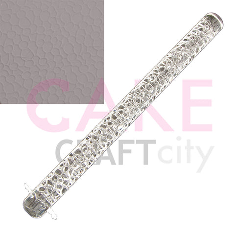 Large Leather effect Texture Embossing Acrylic Cake Decorating Rolling Pin
