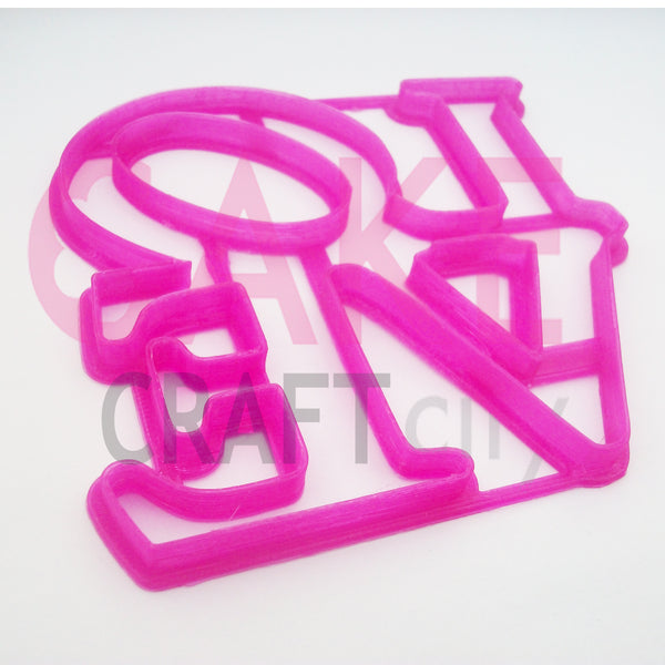 LOVE Fondant - Cookie Cutter For Cake Decorating icing Fondant