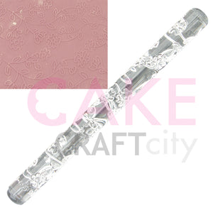Flowers Vine effect Texture Embossing Acrylic Rolling Pin cake decorating