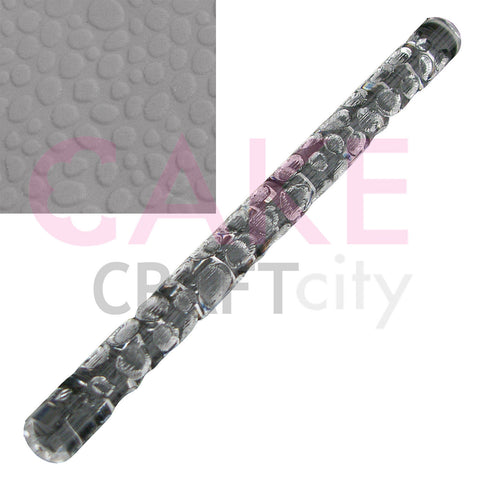 Cobblestone effect Texture Embossing Acrylic Rolling Pin cake decorating