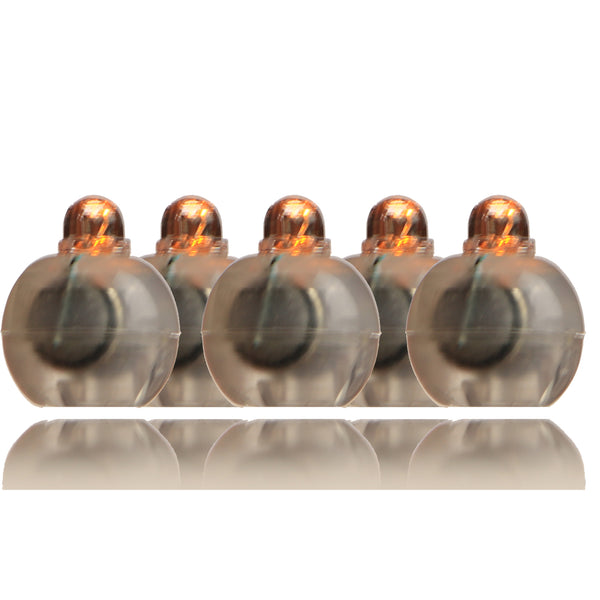 Amber Mini LED battery operated (no wires) lights pack of 5, Perfect for Cake lights illumination
