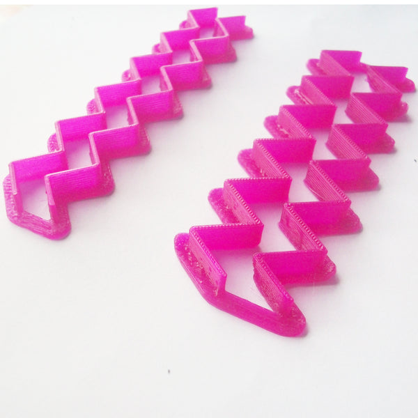 Chevron Fondant - Cookie Cutter For Cake Decorating icing Fondant