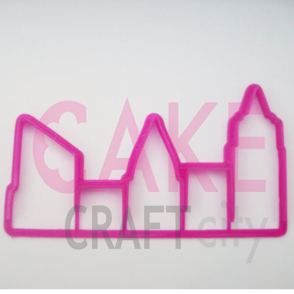 City Skyline Fondant - Cookie Cutter For Cake Decorating icing Fondant