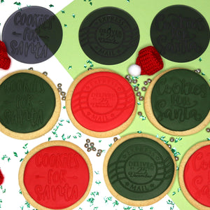 imPRESSed® Christmas Cookie Fondant Embosser - Cookies For Santa Set of 3 Designs