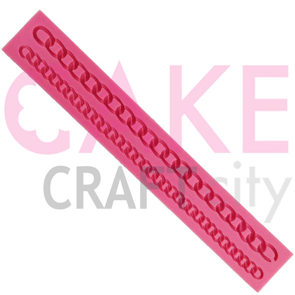 Double Chain Cake Decoration Silicone Mould for Cake Decorating Fondant icing