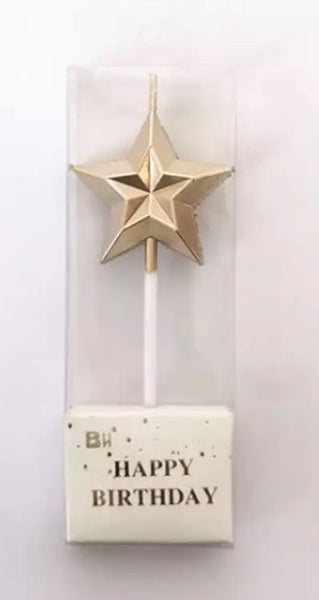 Diamond Star Shaped Candle