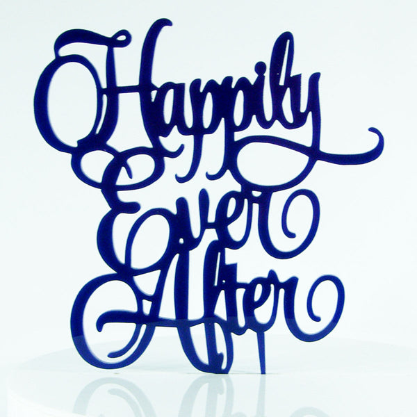 Happy Ever After Proposal Wedding Engagement Cake Decoration Topper Acrylic