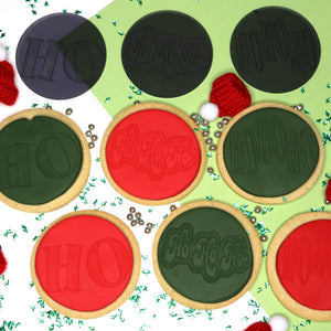 imPRESSed® Christmas Cookie Fondant Embosser - HOHOHO Set of 3 Designs