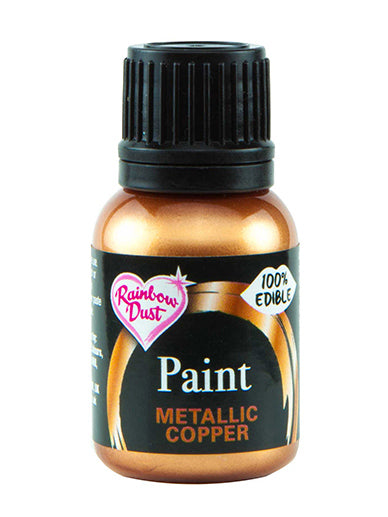 Rainbow Dust Metallic-Pearlescent Edible Food Paint - Copper