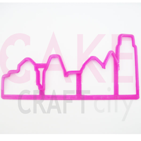 Skyline Fondant - Cookie Cutter For Cake Decorating icing Fondant